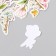 Stickers for creativity "Spring flowering" embossing gold set 48 pcs 9x7x0.8 cm
