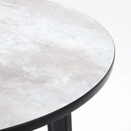 Determined Round Modern Laksi, 775*775*760, black /cement-2