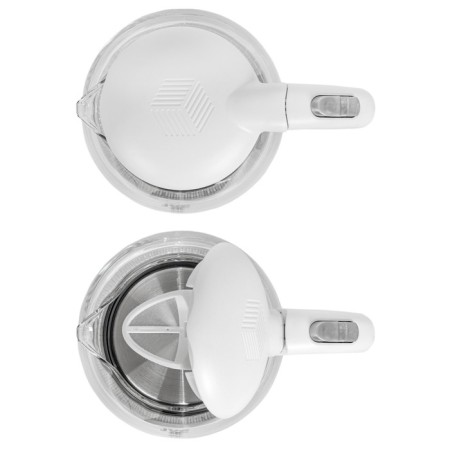 Electric kettle JVC JK-KE1514, glass, 2200 watts, 1.7 l, white-3