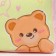 Baby backpack for the girl "Bear"