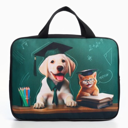A4 notebook folder on lightning textiles 70mm 350 x 270 univ “September 1: School Friends”-2