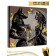 Picture on the numbers “Anubis and Bastet. Egyptian gods ”canvas on the subframe 40 × 40 cm