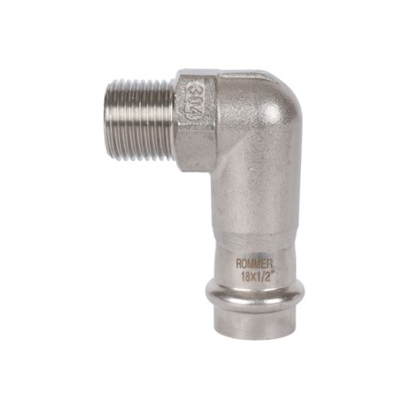 Rommer RSS-0010-001812, VPR-HR, D = 18 mm x 1/2 ", press, stainless steel. Steel.-1