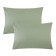 A set of pillowcases Ethel 50x70 cm - 2pcs, dark green, 100% cotton, stump