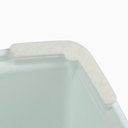 Baby stand with rubberized steps, 36x33x25cm, white/gray color-9