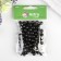 Astra beads 8 mm, set 25 grams, black