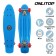 Skateboard Onlitop, 56x15 cm, PVC 50 mm wheels, ABEC 7, aluminum frame, MIX color