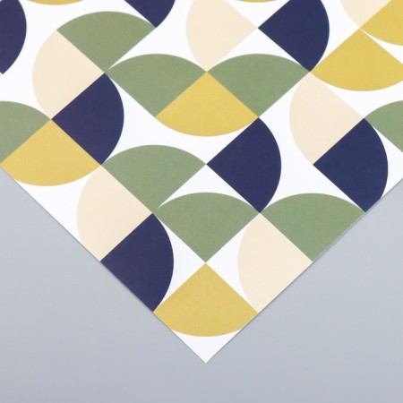 Scrapbooking paper "Snake" density 180 g 15.5x17 cm-2