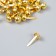 Brads for creativity Metal "Golden Hemispar" set of 50 pcs 1.5x0.8x0.8 cm