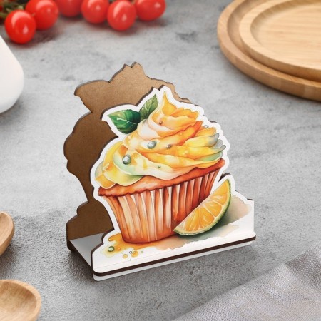 Napkin "lemon cupcake", 13 x 12 x 6 cm-1
