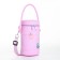 Bag's bag with lightning, stickers mix, lilac color