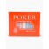 Plastic Plastic Cards 54 pcs "poker", 19 μm, map 5.5 x 8.5 cm, set 2 decks