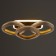 Chandelier with PDU 1141/3 LED+backlight 72W 3000K-6000K Dimmer gold 54x25x13 cm Bayerluux