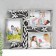 Photo frame plastic in 3 photos 10x15 cm "wood-cat" dark silver 32.5x26.5x2 cm