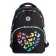 School backpack, 40 x 27 x 20 cm, Grizzly, ergonomic back, laptop department, black