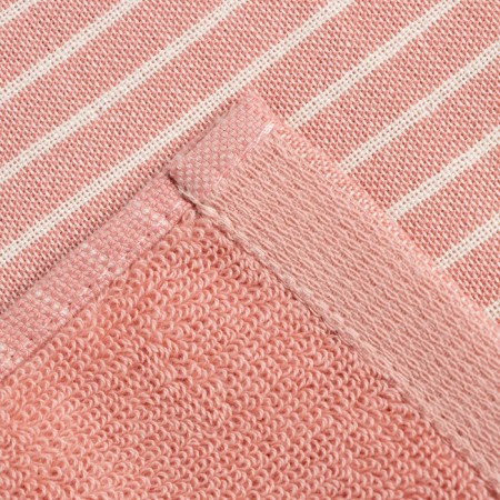 Daillean Napkin "strip" color -pink 35*35 cm, 100% cotton-3