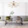 Ceiling lamp on the Skylar Ledx70W rod