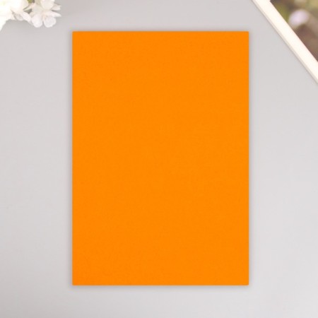 A set of hard felt "Astra" (3 pcs) bright orange, 1 mm, 160 g, 20x30 cm