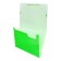 Folder Carder Calligrata Neon 6 department. A4 plastic 0.7mm light green. Cut in color