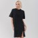 Women's dress, black color, one size (42-46)