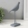 Souvenir Polystone "Bird - Long legs" gray 22x15 cm