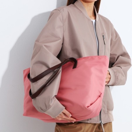 Zipper bag with a zipper, pink color-3