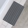 The rug is anti -slip into a bath on suction suvanna, 40 × 68 cm, black color