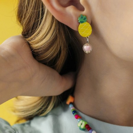 Clips children's “chosen” vitamins, pineapple with bead, colored-4