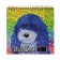 Calligrata sketchbook, 170 x 170 mm, 50 sheets, solid cover, "puppy", metallized cardboard with a voluminous pattern, block 100 g/m2