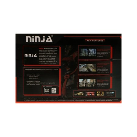 Video card Ninja R7 350, 2GB, 128BIT, GDDR5, DVI, HDMI, HDCP-2