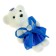 Foam toy "Bear in a skirt", Mix color
