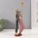 Polystone souvenir "A couple with a daughter and a ball" 6x12.5x33.5 cm