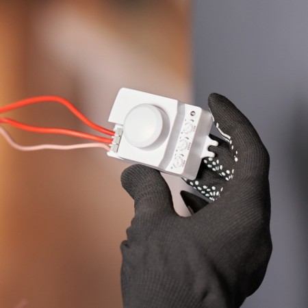 Movement sensor wall-flow microwave DDNPM 01, 180 °/360º, 1200W, 3-2000lk, 3-6m, 10-72-1