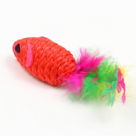 A mouse with a pen, 4.5 cm, red-2