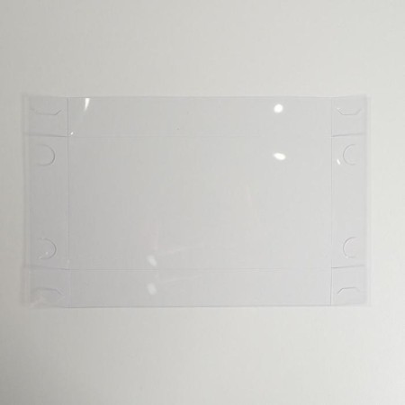 Cookie box, confectionery packaging with PVC lid, hand make, 10.5 x 21 x 3 cm-6