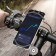 Luazon bicycle holder, rotary, silicone, up to 6.5 ", black