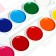 Watercolor 20 colors, "gamma" "cartoons", without a brush, in a plastic box
