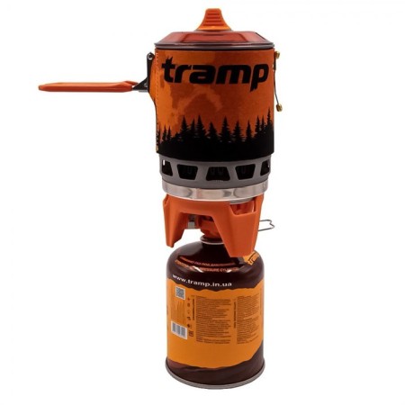 TRAMP 0.8l food cooking system, orange color