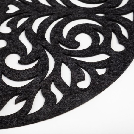 SALPHT OF THE DEMOVAL DAIRS "PRODUS" Color Dark gray, D 30 cm, 100% p/e, felt-2