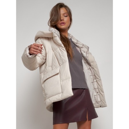 Winter jacket, size 44, beige color-18