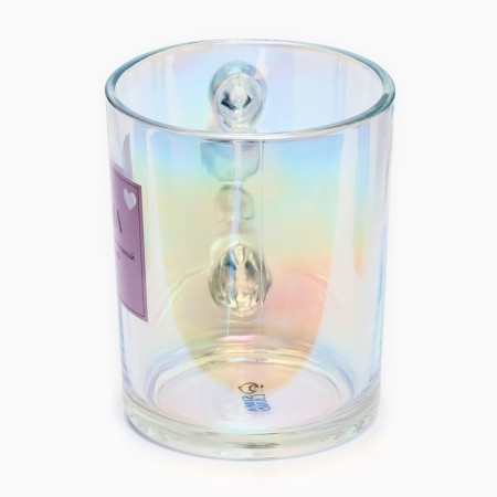 Mother's Day. Glass mug "Mom", 350 ml-1