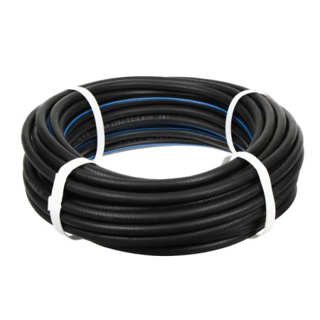 Oxygen rubber sleeve, III-6.3-2.0, 6.3 mm, 25 m, black