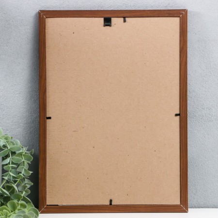 Photo frame 25x35 cm pine, No. 1 Mokko, 17 mm (plastic screen)-1