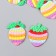 Decor for creativity rubber "strawberries and lemon" set 16 pcs mix 3.5x2.5 cm