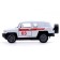 Metal ambulance, 1:48, inertia, doors open, white color