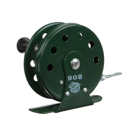 Inertial coil, metal, diameter 5.5 cm, dark green color, 806-5