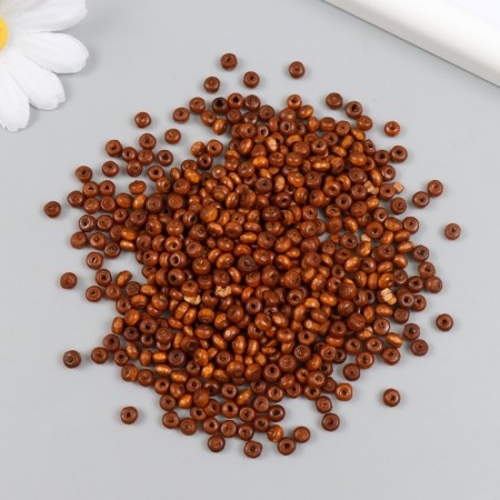 Beads for creativity tree "Natural" d = 0.4 cm set 20 grams-1