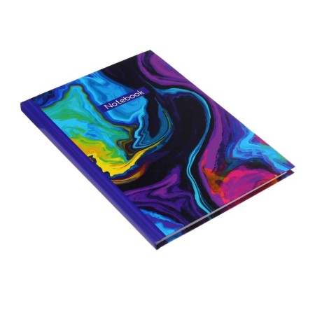 Note book A5, 80 sheets in the line "Bright Divorces", solid cover, glossy lamination, OFSET block-1