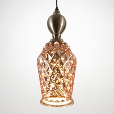 Lamp Bayerlux "Cap" E27 40W Pink gold 15x15x41-141 cm-2