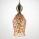 Lamp Bayerlux "Cap" E27 40W Pink gold 15x15x41-141 cm